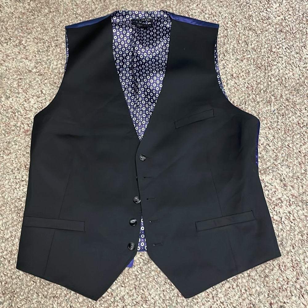Ted baker 100% wool modern fit vest- new